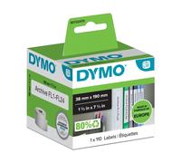 Original Dymo 99018 Small 38mm x 190mm Lever Arch File Label Roll (S0722470)
