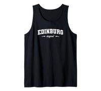 Original Edinburgh Texas Retro Hometown Name Edinburgh Tank Top