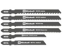 Einhell 10 Piece T Shank Jigsaw Blade Set
