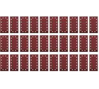 Original Einhell 15-Piece Sandpaper Set (Orbital Sander Accessories, 15 x Sandpaper, 115 x 230 mm, Grit Each 5X 40, 80, 120, Velcro Adhesion), Black (Pack of 2)