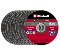 Einhell Thin Metal Cutting Angle Grinder Disc 115mm Pack of 10