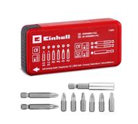 Original Einhell Bit Dispenser Set 9 pcs LS (25/50 mm bits, bit Marking, Magnetic bit Holder, Chrome Vanadium, Pocket case, Compatible with Cordless Drills/Screwdrivers)