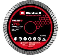Original Einhell DIA Cut-off Disc Ø76 x 10 x 1.7 mm (Cut-off Disc Accessory, Diamond Cutting Disc, Ø76 mm, thickness: 1.8 mm, Shaft hole: 10 mm, for all suitable power cutters)