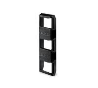 Original Einhell E-Case Battery Holder (Holder for 3 Batteries, Suitable for Sealed E-Cases with Side Rail, Maximum Load 4 kg, Mounting with Snap Closure)
