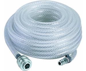 Original Einhell Fabric hose 15 m (compressor accessories, 15 m length, inner diameter 6 mm, R 1/4 internal thread, made of PVC fabric, max. working pressure 15 bar, suitable for all standard compressors)