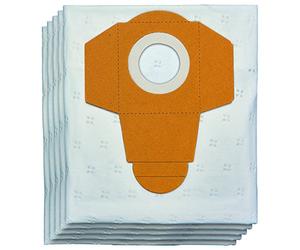Original Einhell Fleece Dirt Catcher Bag 25 L (Suitable for Einhell Wet/Dry Vacuum Cleaner with Container Volume of 25 Litres, Pack of 5)