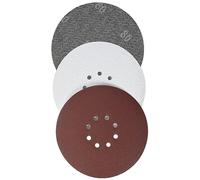 kwb by Einhell Grille Sanding Discs Set (Diameter 225 mm, 15 Pieces, Suitable for Einhell Drywall Sanders TE-DW 225 X).