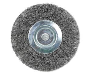 Original Einhell Grout Brush Steel (Joint Cleaner Accessory, Steel Wire Brush, Cleaning Width 15 mm, Diameter 110 mm, Suitable for Einhell Grout Cleaner)