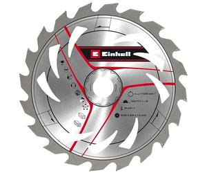 Original Einhell HM Saw Blade Hand Circular Saw Accessories (Diameter 165 x 20 mm, 24 Teeth, High-Speed Saw Blade, Ideal for Use with Battery-Powered Devices), 49584759, Silver