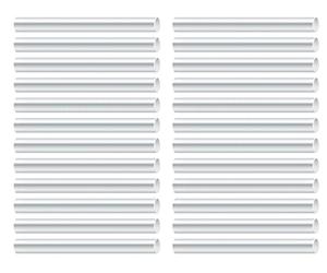 Original Einhell Hot Glue Sticks (Hot Glue Gun Accessories, 24 Sticks, Diameter 11 mm x 150 mm, Transparent, Quick-Drying, Fast Melting from 85 °C)