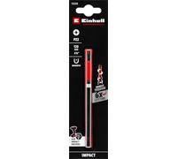 Original Einhell Impact Bit with Double Torsion 120mm PZ2 (S2 Steel, High Durability, Double Torsion Effect, Red Colour Ring, E 6.3 Shank)