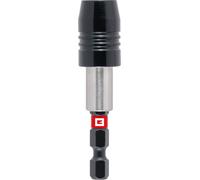 Original Einhell Impact Quick Release Bit Holder with 1/4 Inch E 6.3 Shank, 65 mm (Chrome Vanadium, Torsion Zone, Stainless Steel Sleeve, Quick Change Mechanism)