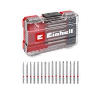 Original Einhell M-CASE 16-piece bit set (for cordless screwdrivers and power drills with 90 mm bits made of sandblasted S2 steel and E 6.3 shank incl. storage box)