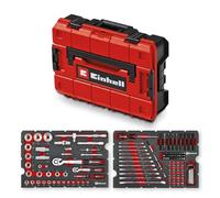 Original Einhell Mechanic Tool Case E-Case 201 pcs (Allrounder, Bit Set, Socket Kit, Ratchets, Wrenches, Storage System)