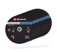 Original Einhell metal cutting discs, 10-piece, Ø 230 mm (fast cutting, metal processing, easy cutting, MPA-certified, brand-independent)