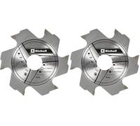 Original Einhell Milling Cutter Blade 100 x 22 x 4.0 mm 6Z (Flat Dowel Milling Accessories, Suitable for All Einhell (Battery) Flat Dowel Milling Cutters, Diameter 100 mm) (Pack of 2)