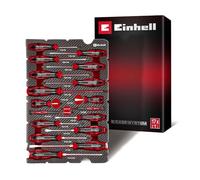 Original Einhell Pad Screwdriver Set 17 pcs (Screwdrivers, Strike Cap, Compact Design, Rotating Cap, Star Profile, Chrome Vanadium Steel, E-Case System)