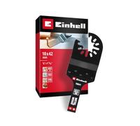 Original Einhell Plunge Saw Blade Made of bi-Metal for Metal and Woodwork (10 mm Width, 42 mm Cutting Depth, PTFE Finishing, Metal Teeth, Quick Change)