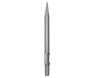 Original Einhell Pointed Chisel 410 mm (Demolition Hammer Accessories, SDS Hex Shank, Pointed Chisel Made of Robust Metal, 410 mm Length)