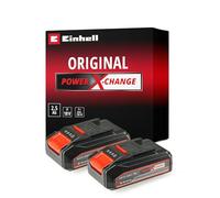 Original Einhell Power X-Change 18V, 2.5Ah Lithium-Ion Battery Twin Pack 2 x 2,5Ah Batteries Universally Compatible With All PXC Power Tools And Garden Machines