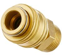 Original Einhell Quick Coupling R1/2 Inch AG (Compressor Accessories) | Compressor Accessories | Male Thread | Heavy Duty Brass | Compressed Air Hose