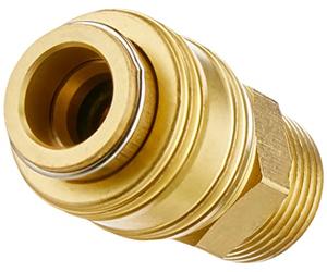Original Einhell Quick Coupling R1/2 Inch AG (Compressor Accessories) | Compressor Accessories | Male Thread | Heavy Duty Brass | Compressed Air Hose