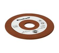 Original Einhell Replacement Sanding Disc Diameter 108 mm (Saw Chain Sharpener Accessories, Thickness 3.2 mm, 23 mm Attachment, Grit P100, Suitable for Einhell Chainsaw Sharpeners)