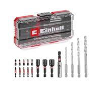 Einhell 18 Piece Impact Drill and Screwdriver Bit Set in S Case