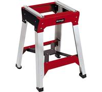 Original Einhell saw underframe E-Stand (underframe for mitre saws, X-bracing for stable standing, height-adjustable foot, rugged steel construction)