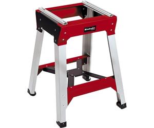 Original Einhell saw underframe E-Stand (underframe for mitre saws, X-bracing for stable standing, height-adjustable foot, rugged steel construction)