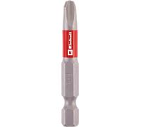 Original Einhell Standard Bits 3 Piece 50mm PH3 (Chrome Vanadium, Precision Screws, Good Control, Red Colour Ring, E 6.3 Shank)