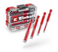 Einhell 4 Piece Diamond Tipped Tile Drill Bit Set in XS Case