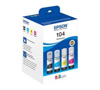 Original Epson 104 Ecotank Ink Bottle Refill ET-14100 ET-18100 ET-2710 ET-2711