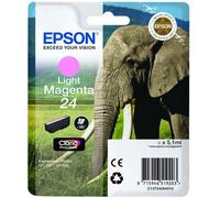 Original Epson 24 Light Magenta Ink Cartridge (C13T24264012)