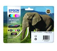 Epson Elephant Multipack 6-colours 24XL Claria Photo HD Ink