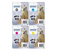 Original Epson 26, 26XL, Polar Bear Ink Cartridge, XP510 XP520 XP600 XP605 LOT