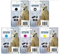 Original Epson 26, 26XL, Polar Bear Ink Cartridges, XP610 XP615 XP620 XP625 LOT