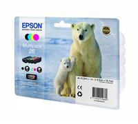 Original Epson 26, 26XL, Polar Bear Ink Cartridges, XP610 XP615 XP620 XP625 LOT
