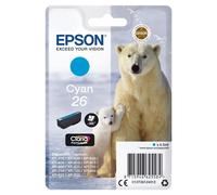 Genuine Epson 26 Cyan Ink Cartridge