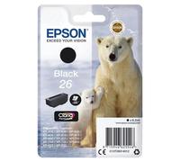 Original Epson 26, Black Ink Cartridge for XP510 XP625 XP710 XP700 XP720, T2601