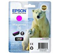 Epson 26 Polar Bear Magenta Genuine, Claria Premium Ink Cartridge