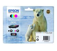 Original Epson 26XL High Capacity Ink Cartridge MultiPack (C13T26364010)