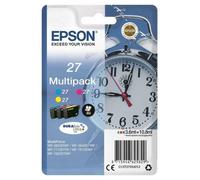 Epson Alarm clock Multipack 3-colour 27 DURABrite Ultra Ink