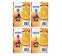Original Epson 33, 33XL, Oranges Ink Cartridge, XP530 XP630 XP635 XP830 LOT