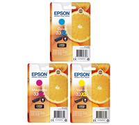 Original Epson 33, 33XL, Oranges Ink Cartridge, XP530 XP630 XP635 XP830 LOT