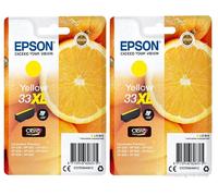 Original Epson 33, 33XL, Oranges Ink Cartridge, XP530 XP630 XP635 XP830 LOT