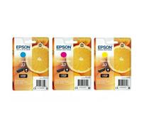 Original Epson 33, 33XL, Oranges Ink Cartridges, XP540 XP640 XP645 XP900, LOT