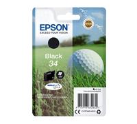 EPSON 34 Golf Ball Black Ink Cartridge WF-3720DWF, WF-3725DWF 350 Pages UK Free