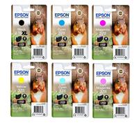 Original Epson 378, 378XL, 478XL, Squirrel Ink Cartridge, LOT