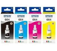Original Epson 664 CMYK Ecotank Ink Bottles for ET-2500 ET-2550 ET-4500 Lot